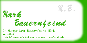 mark bauernfeind business card